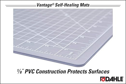 Dahle Vantage 10684 See-Through Premium Self-Healing Cutting Mat, 1/2" Grid - Image 7
