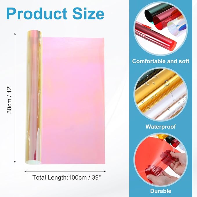 MECCANIXITY Iridescent Window Film, Laser Red - Image 2