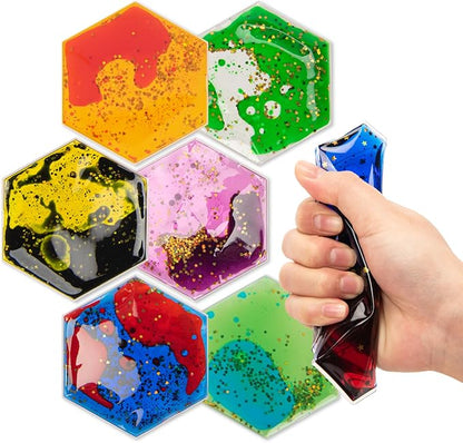 Art3d Hexagon Sensory Fidget Liquid Motion Tiles - Image 9