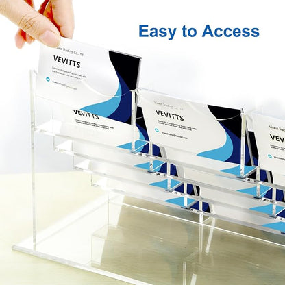 Acrylic Business Card Holder for Desk Multiple Business Card Holders Business - Image 7
