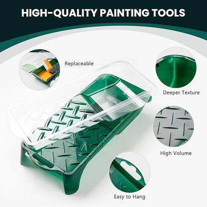 Foam Paint Roller, 2 Inch 10 Pack Small Paint Roller Kit - Image 5