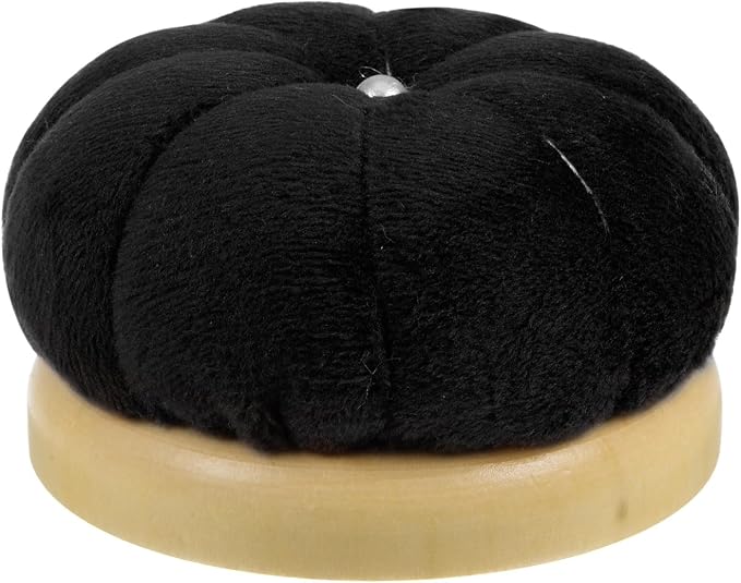 HARFINGTON Wooden Base Needle Pincushions Japanese Style Pin Cushions Round Pin by HARFINGTON