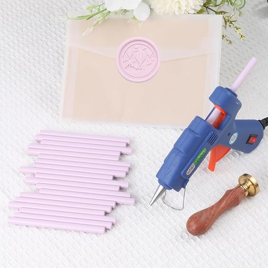 Sakura Pink Sealing Wax Sticks, WASOHLING 20Pcs Glue Gun Wax Seal Sticks - Image 3