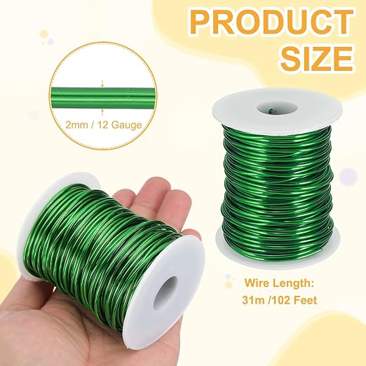 uxcell 12 Gauge / 2mm Anodized Aluminum Wire - Image 2
