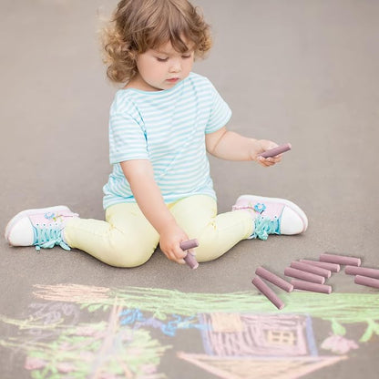 20 Pcs Sidewalk Chalks for Kids Non Toxic Jumbo Chalk for Party Gift Outdoor - Image 7