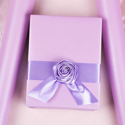 NESCCI Light Purple Matte Wrapping Paper, Solid Color Pearly-Lustre Paper - Image 3