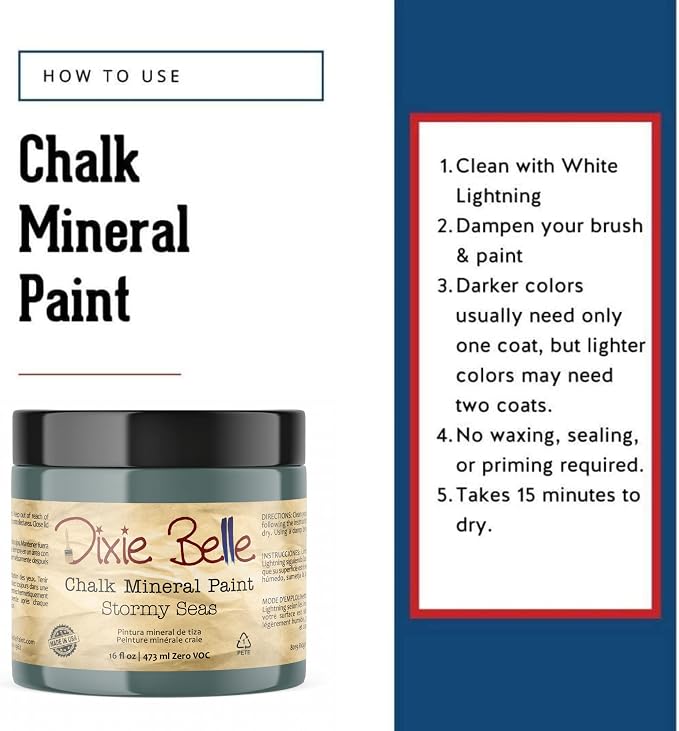 Dixie Belle Paint Company Chalk Finish Furniture Paint - Image 3