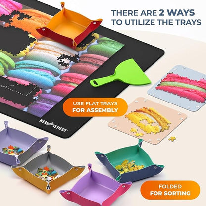 Newverest All-You-Need Puzzle Set: 8 Puzzle Sorting Trays - Image 3