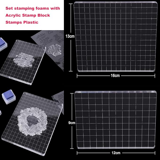 BAOFALI 8 Pcs Stamping Foam Grey Moldable Foam - Image 3