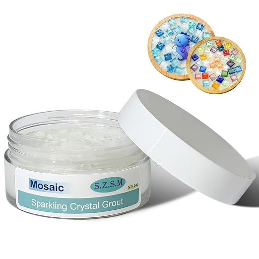 Mosaic Crystal Grout for Tiles Crafts–Handmade Mosaic Crystal Sealant & by Unknown