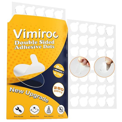 Double Sided Adhesive Dots– 280pcs Easy to Peel Sticky Dot, and DIY Projects by VIMIROO