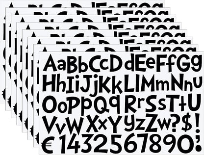 TaoBary 544 Pcs 2 Inch 16 Sheets Large Letter Stickers, Upper and Lower Case by TaoBary