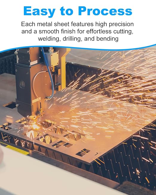 4 Pcs 20 Gauge Sheet Metal Plates, Weldable Steel Sheet Metal - Image 5