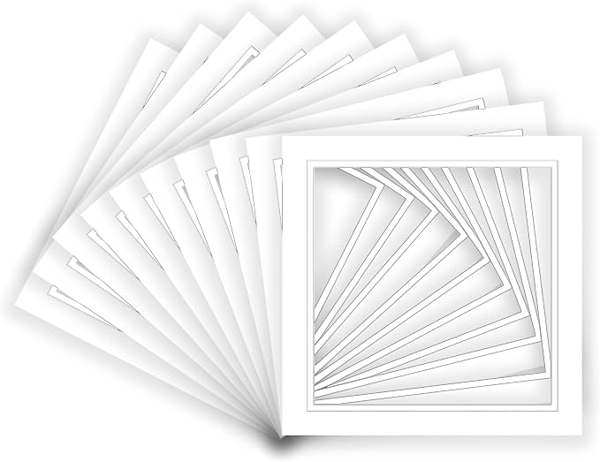 12x12 Mat for 8x8 Photo by Poster+Palooza
