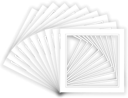 12x12 Mat for 8x8 Photo by Poster+Palooza