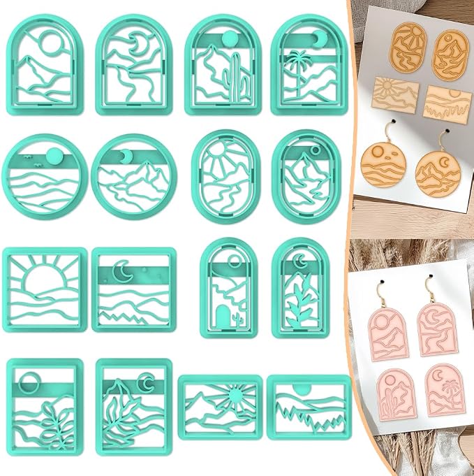 ACRNIGHEET Boho Clay Cutters by ACRNIGHEET