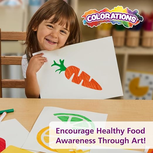 Colorations Fruit & Vegetable Shapes Stencils - Image 6