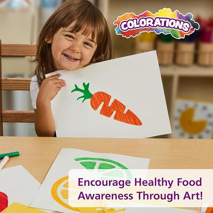 Colorations Fruit & Vegetable Shapes Stencils - Image 6