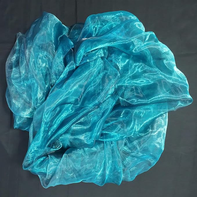Two-Tone Iridescent Holographic Organza Fabric - Image 4