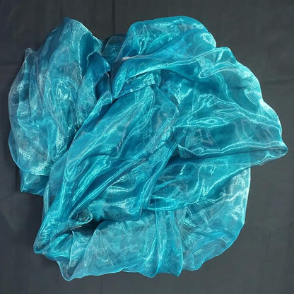 Two-Tone Iridescent Holographic Organza Fabric - Image 4