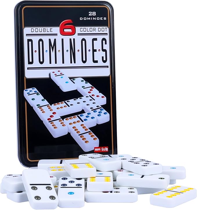 GOTHINK Double 6 Dominos Set for Adults by Gothink
