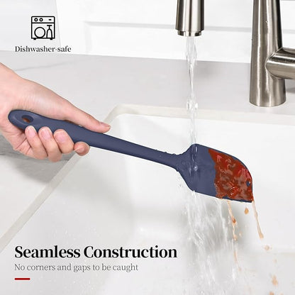 600ºF Heat Resistant Spatulas, High Heat Food Safe Semless Kitchen Silicone - Image 9