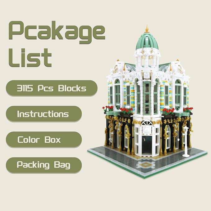 ZenithFlow Street View Building Blocks Kit, Gem Store Mini Blocks Construction - Image 8