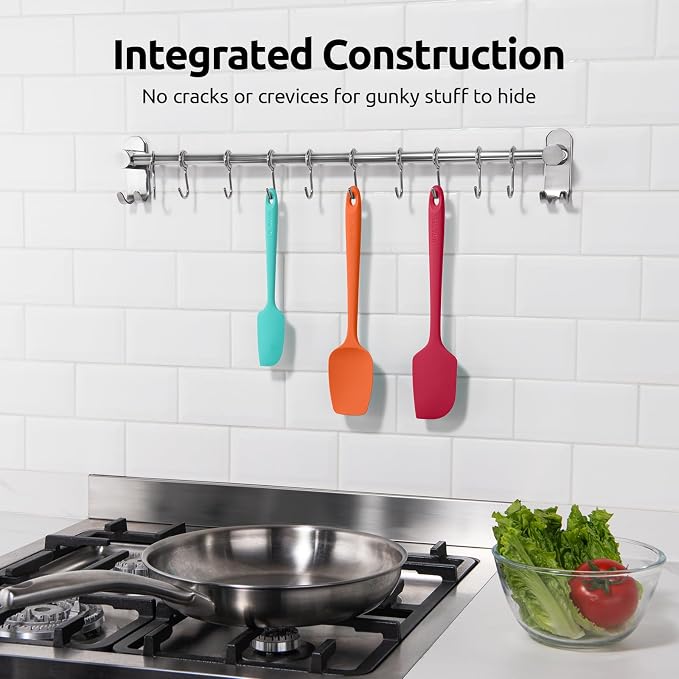 U-Taste Silicone Baking Spatula Set: 600ºF High Heat Resistant, Food Grade - Image 9