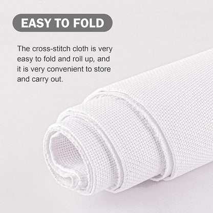 Cross Stitch Aida Fabric 18 Count, 59 by 39 Inch Large Size, Classic Reserve - Image 4