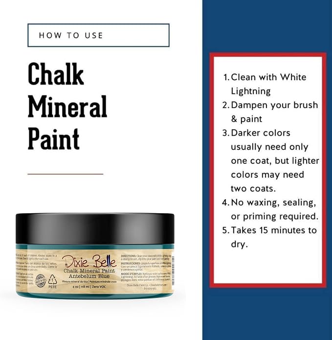 Dixie Belle Paint Company Chalk Finish Furniture Paint - Image 3