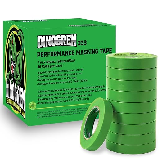 LAUCO DINOGREN High Performance Green Masking Tape by LAUCO