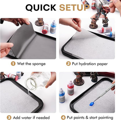 Golden Maple Wet Palette Paper, 100 Sheets Stay Wet Palette Paper Refill - Image 6