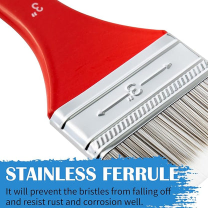 Falling in Art Flat Paddle Paint Brush Set - Image 7