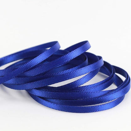 HUIHUANG Solid Color Satin Ribbon 1/8 inch x 100 Yards Roll Ribbon Cobalt Blue - Image 4