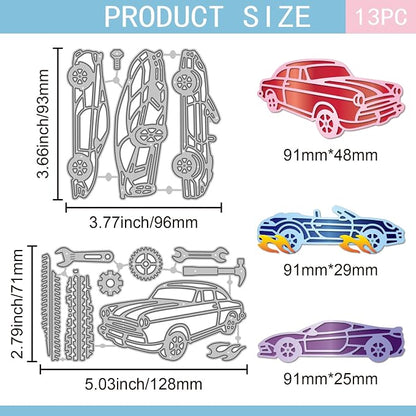 GLOBLELAND Sports Cars Cutting Dies - Image 2