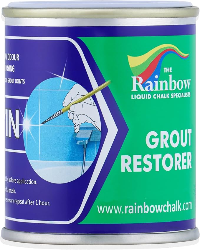 Grout Pen Cream Grout Paint: Waterproof Tile Paint Grout Refresh Restorer by RainbowChalkMarkers