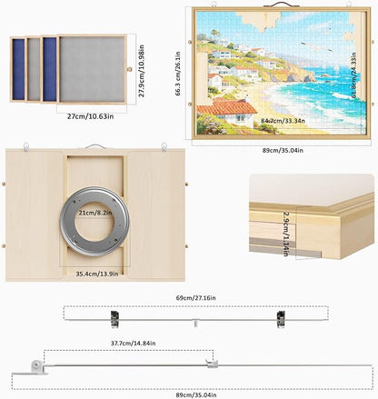 1500 Pcs Adjustable Jigsaw Puzzle Board - Image 2