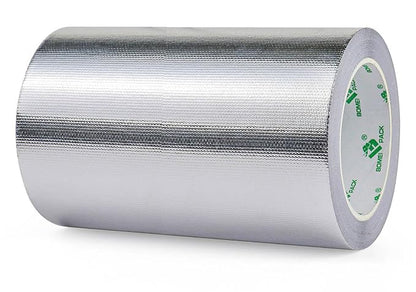 BOMEI PACK Adhesive Aluminum Foil Heat Shield Tape Barrier, Fiberglass Thermal by BOMEIPACK