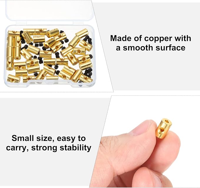 MECCANIXITY 40 Pcs Metal Locking Pin Backs, Locking Pin Keepers Clasp 9mm - Image 5