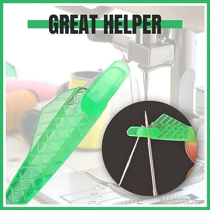Automatic Sewing Needle Threader, Upgrade Fish Type Quick Needle Threaders - Image 4