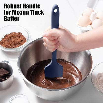 600°F Heat Resistant Silicone Spatula, Doosu High Temp Flexible Kitchen Rubber - Image 5