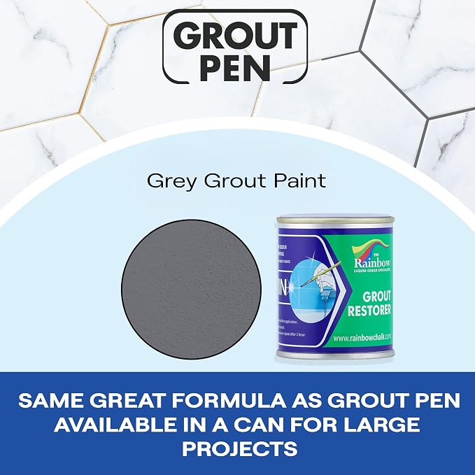 Grout Pen Grey Grout Paint: Waterproof Tile Paint Grout Refresh Restorer - Image 8