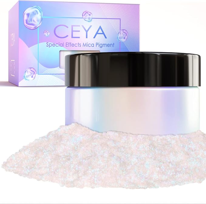 Ceya Chameleon Mica Powder, 1.8oz/ 50g Midnight Dream Chrome Nail Powder by CEYA
