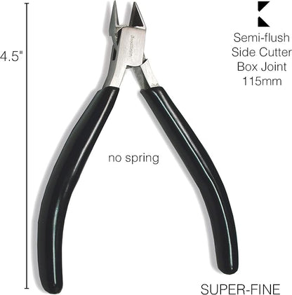 The Beadsmith Side Cutter – Extra Fine Tips – 4.5 inches – PVC Grip Handle - Image 5