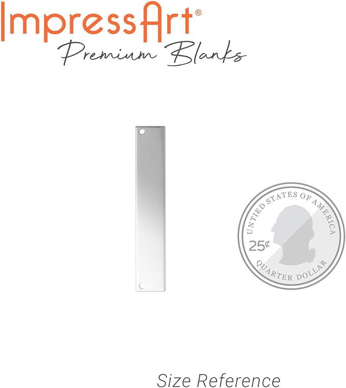 ImpressArt - Premium Metal Stamping Rectangle Blanks - Image 3