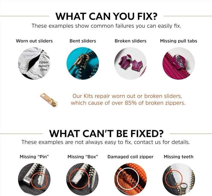 AKTIOIN Metal Zipper Repair Kit - Image 7