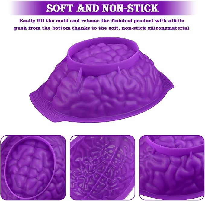 Sakolla Silicone Brain Molds, Candle and Resin - Image 2