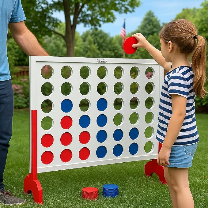 Bolaball 4 in a Row Tabletop Game – 1.8 Ft 4 to Score Game - Image 8