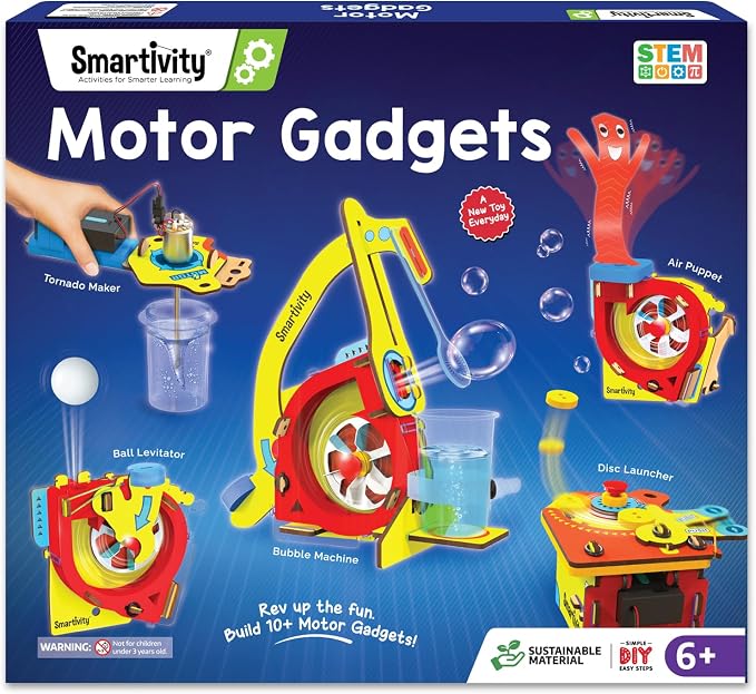 Smartivity 10-in-1 Motor-Powered Gadgets Kit by SMARTIVITY