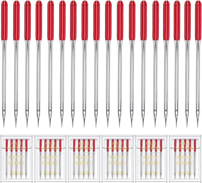 HONEYSEW 30 Pieces Sewing Machine Needles HAX1 130/705H Universal Regular Point by HONEYSEW